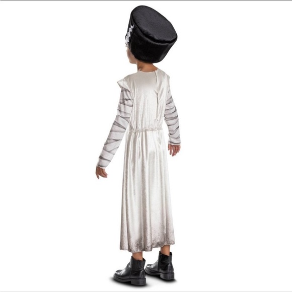 Bride of Frankenstein Child Costume Sz small 4/6x - Picture 2 of 9